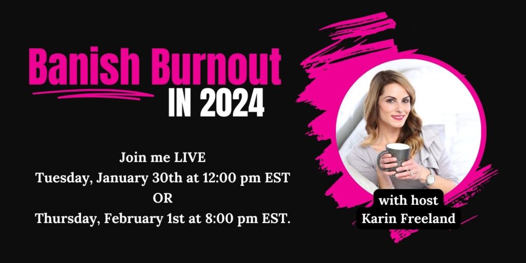 Banish Breakouts live event with Karin Freeland.